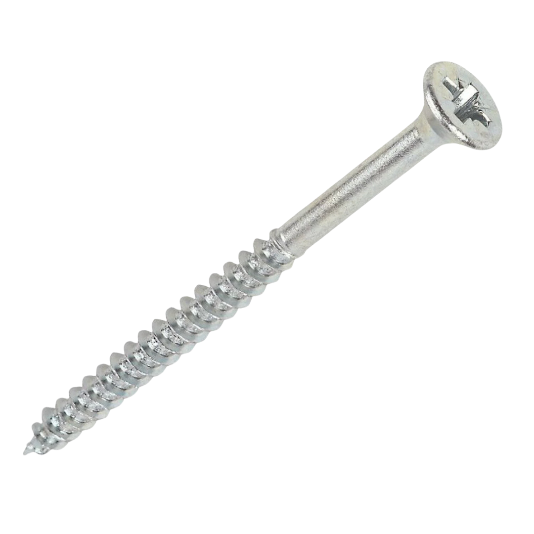 FastPak 12 X 4'' Pozi Csk Hardened Twinthread Woodscrews Zinc 6 Per Pack FastPak 12 X 4'' Pozi Csk Hardened Twinthread Woodscrews Zinc 6 Per Pack